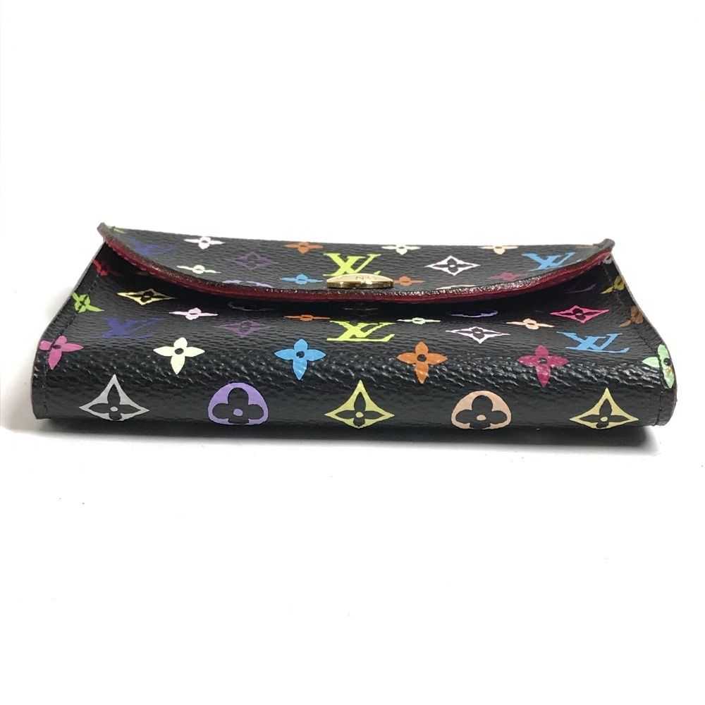 Louis Vuitton Card Case Amberop Business Holder Monogram Multi Canvas Black — view 5
