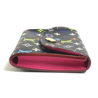 Louis Vuitton Card Case Amberop Business Holder Monogram Multi Canvas Black — view 4