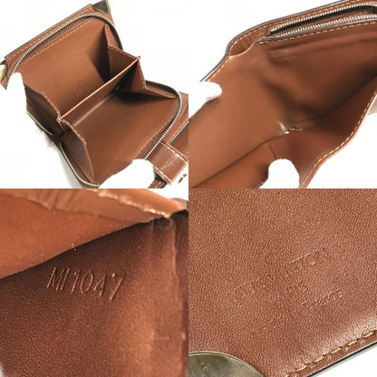 Louis Vuitton Bifold Wallet Compact Zip Suhali Leather Brown — view 9