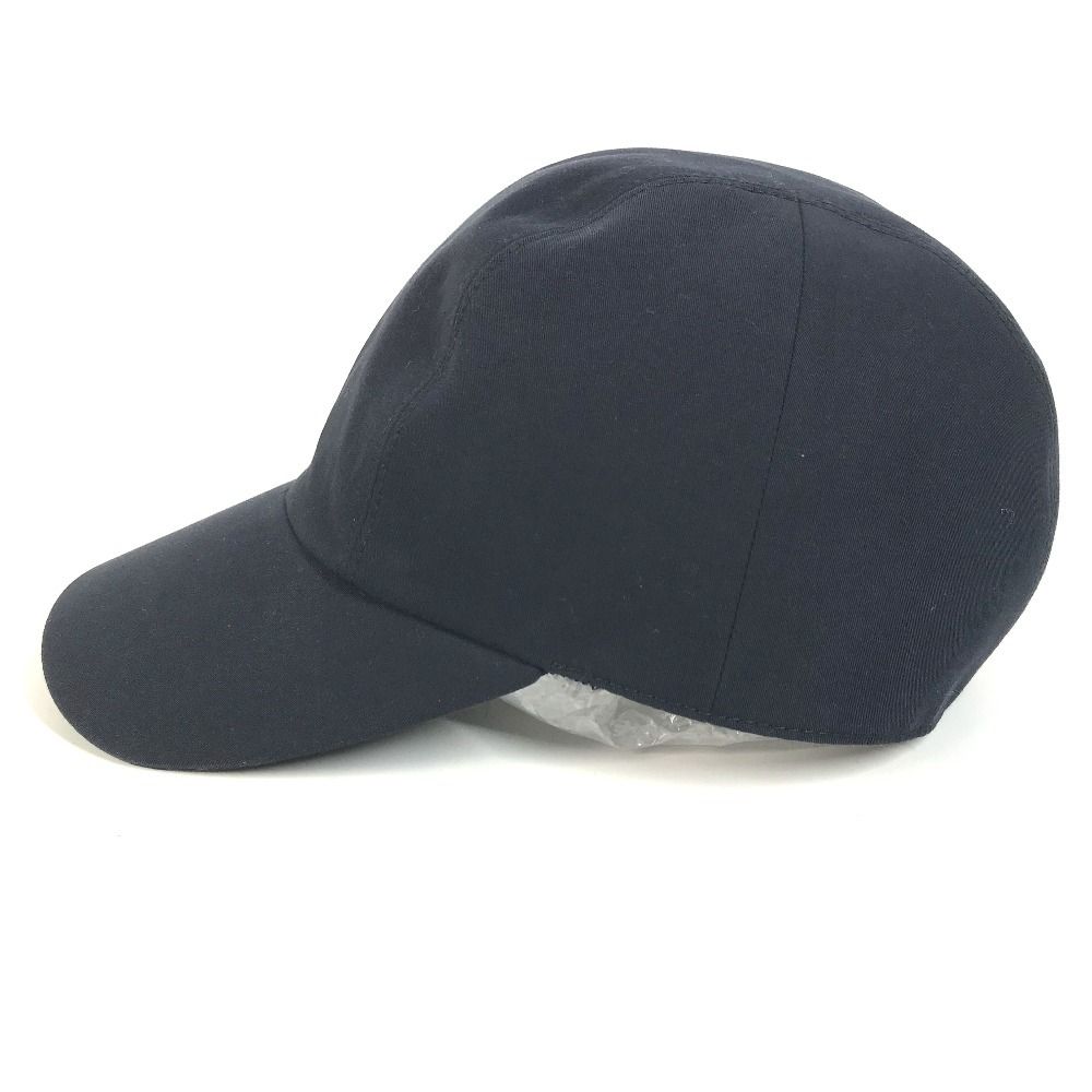 Hermes Cap Riding Cap Paddock Cotton Navy — view 4