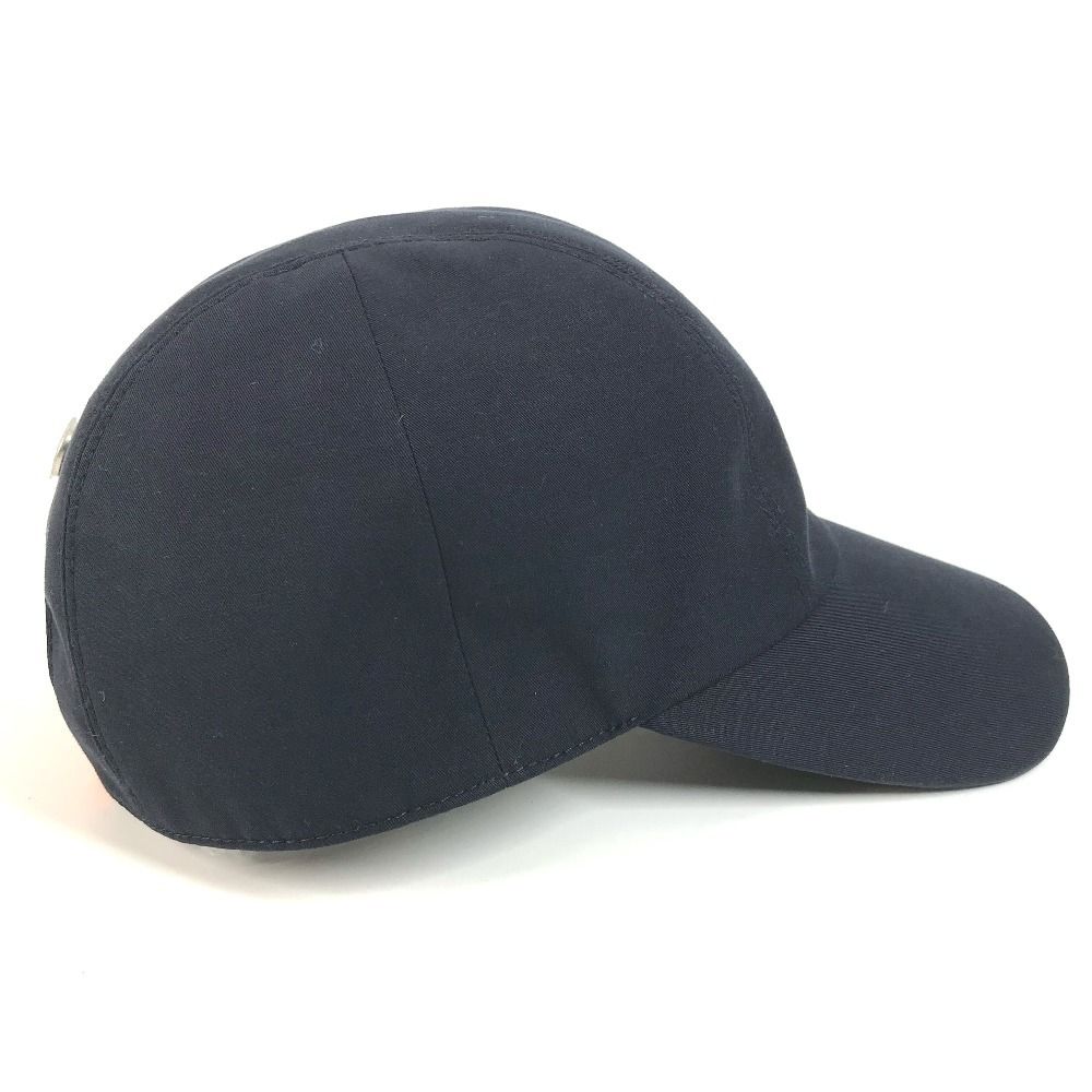 Hermes Cap Riding Cap Paddock Cotton Navy — view 5