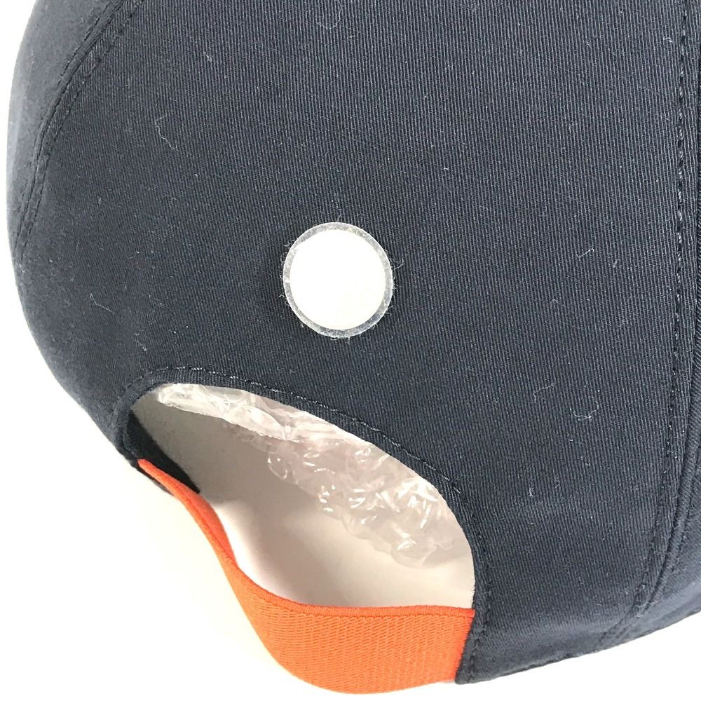 Hermes Cap Riding Cap Paddock Cotton Navy — view 6