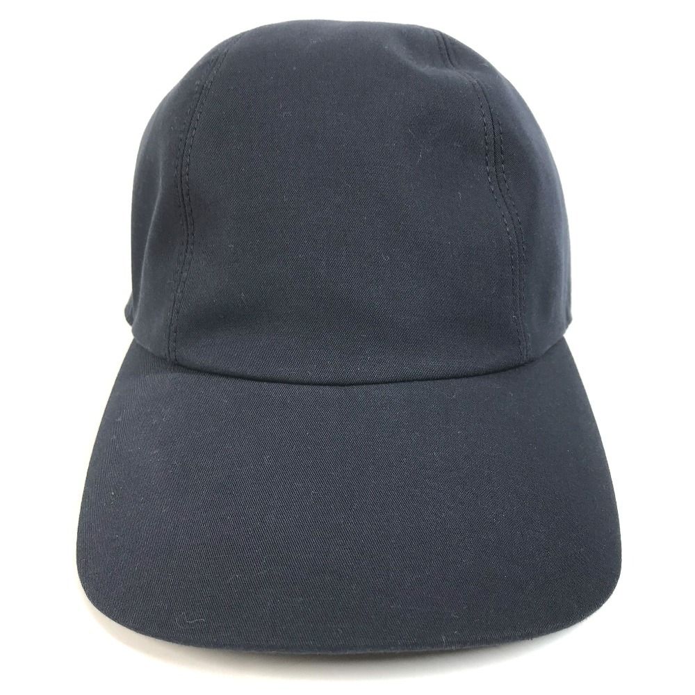 Hermes Cap Riding Cap Paddock Cotton Navy — view 3