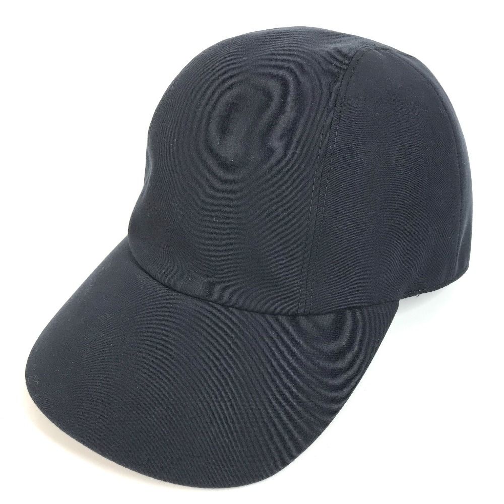 Hermes Cap Riding Cap Paddock Cotton Navy