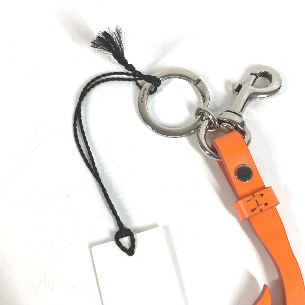 Gucci Key Holder Flower Leather Orange — view 2