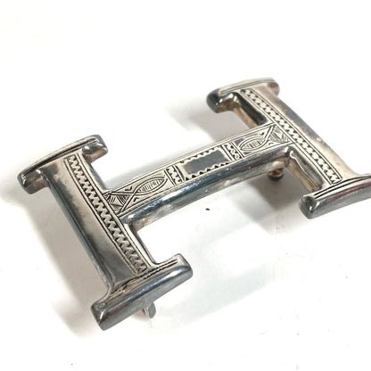 Hermes Buckle Touareg Silver Belt — view 4