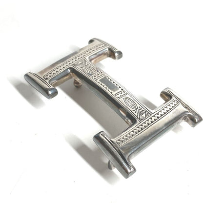 Hermes Buckle Touareg Silver Belt — view 3
