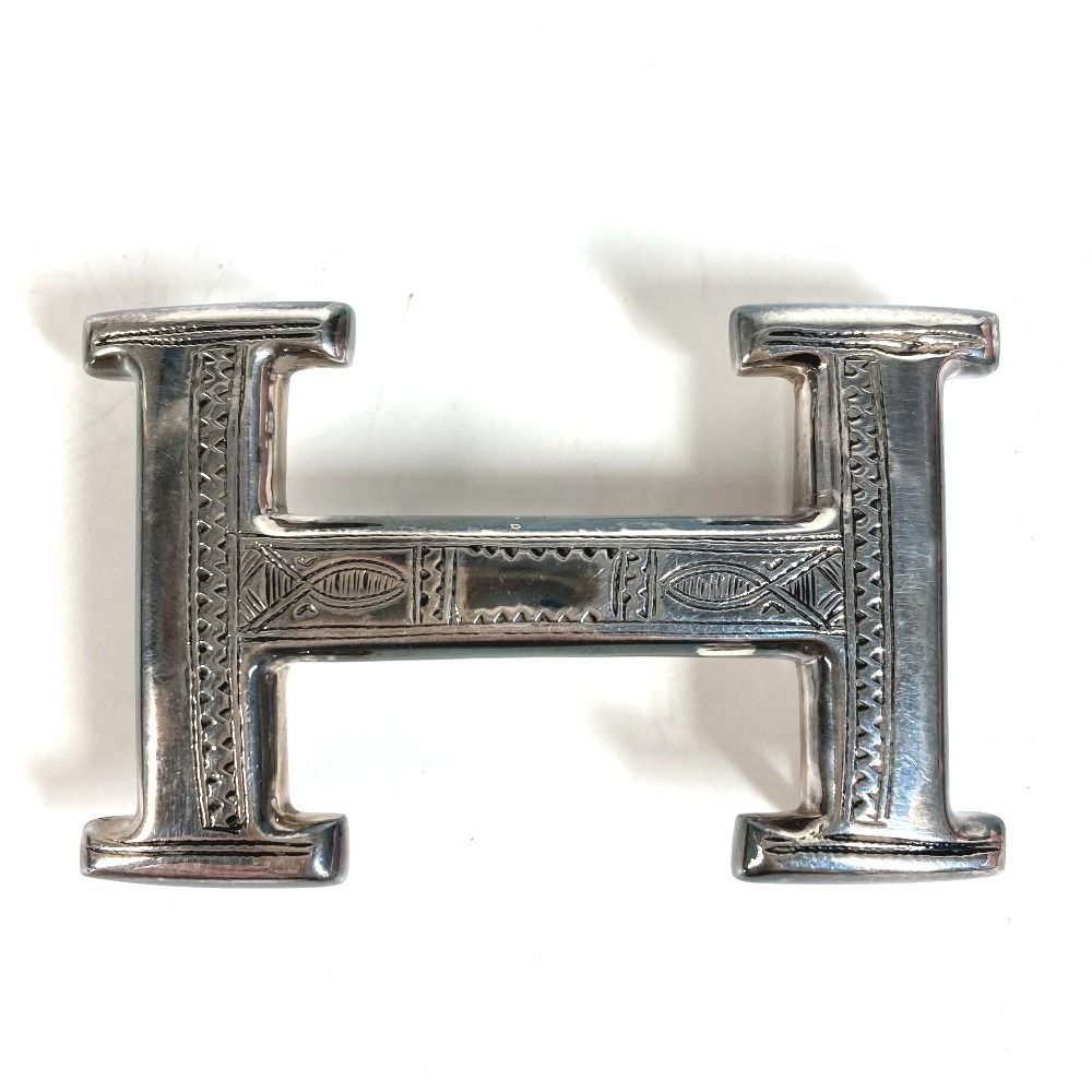 Hermes Buckle Touareg Silver Belt