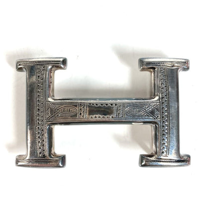 Hermes Buckle Touareg Silver Belt