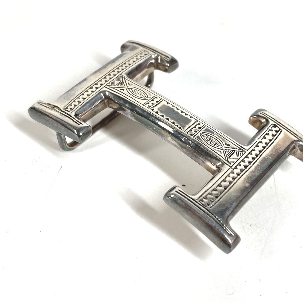 Hermes Buckle Touareg Silver Belt — view 5