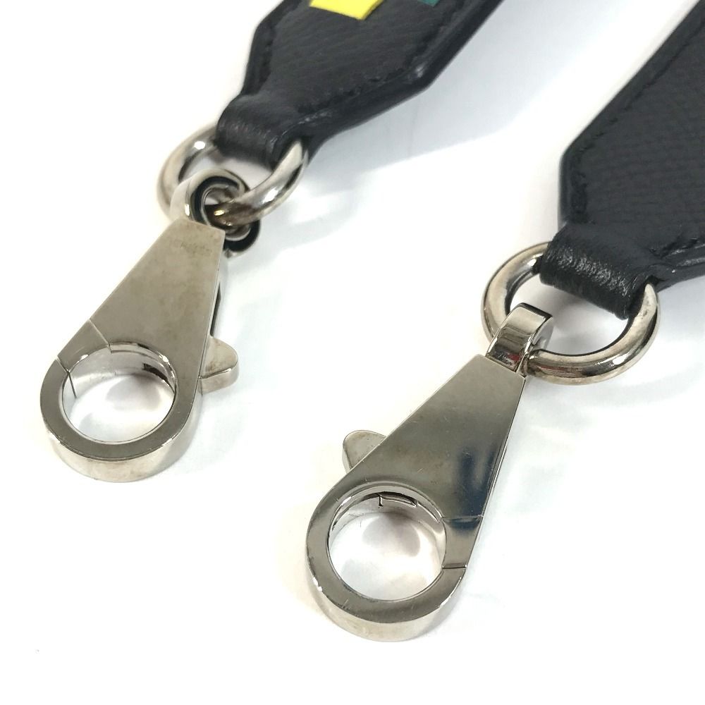 Hermes Shoulder Strap Bandouliere Tresage de Cuir Epsom Black — view 3