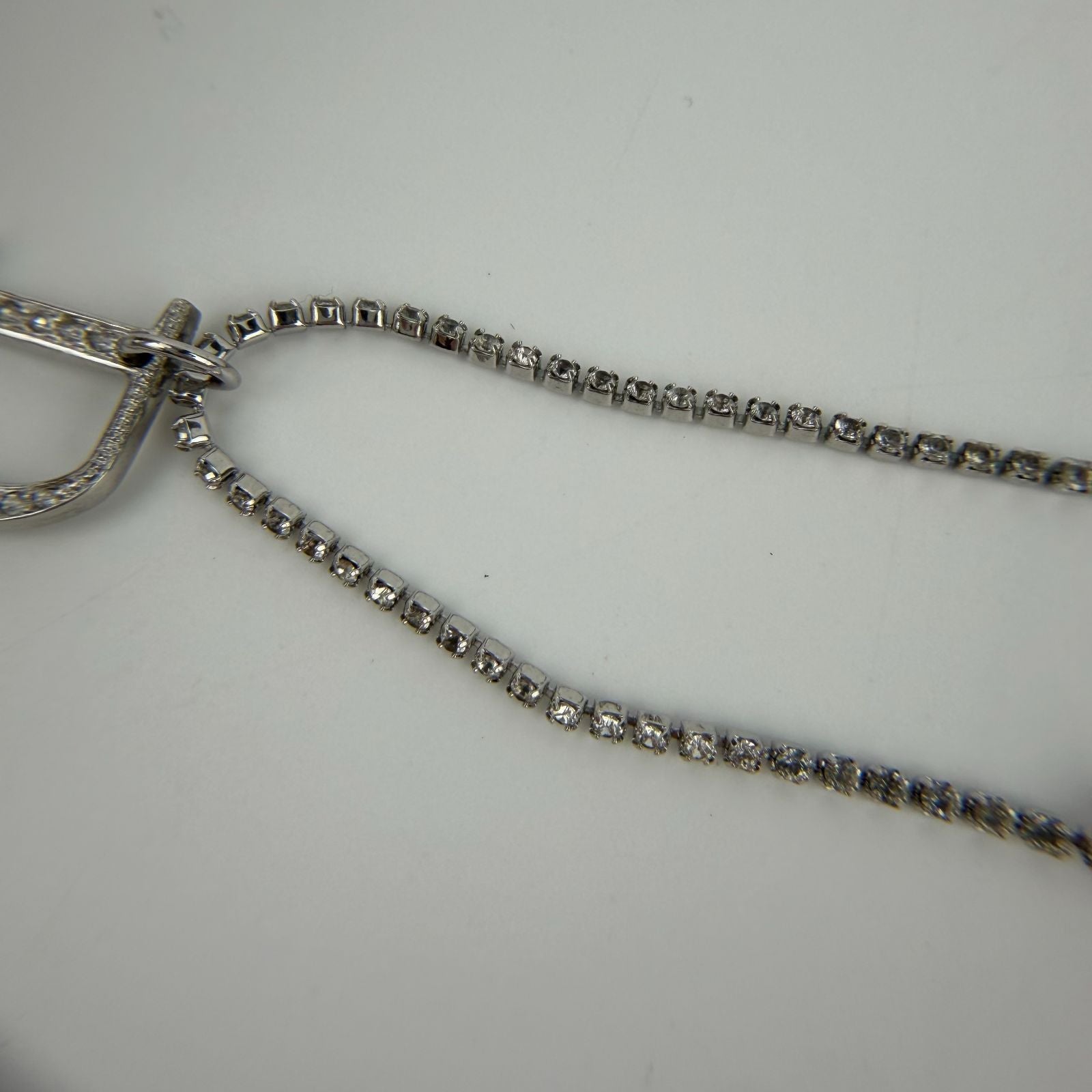 Dior D Logo Bracelet Silver Vintage — view 3