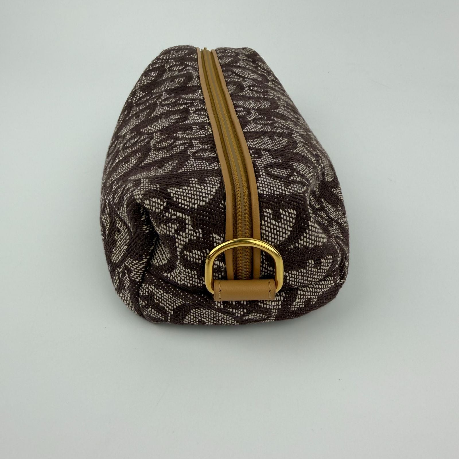 Dior Trotter Pouch Brown Canvas Vintage — view 4