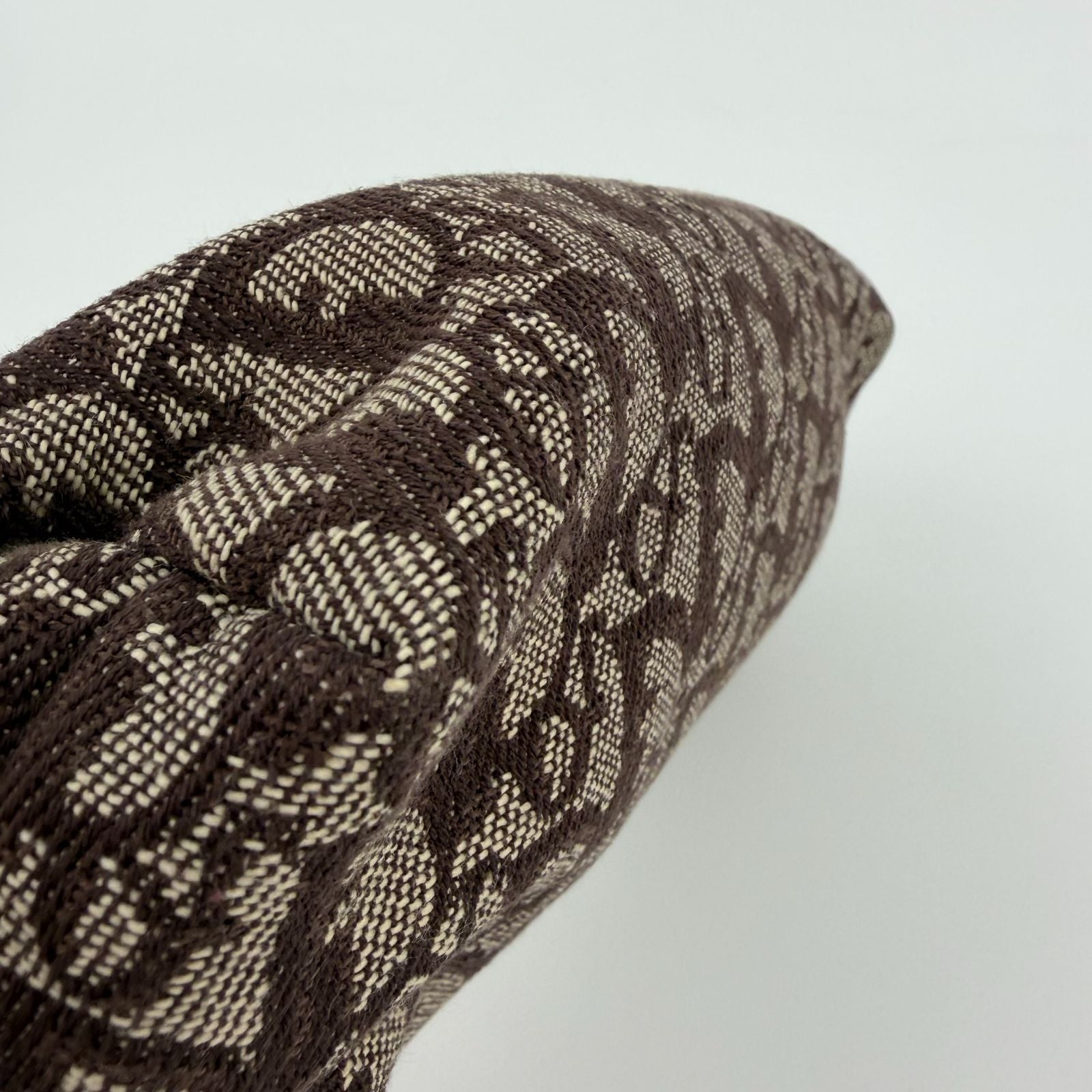 Dior Trotter Pouch Brown Canvas Vintage — view 7