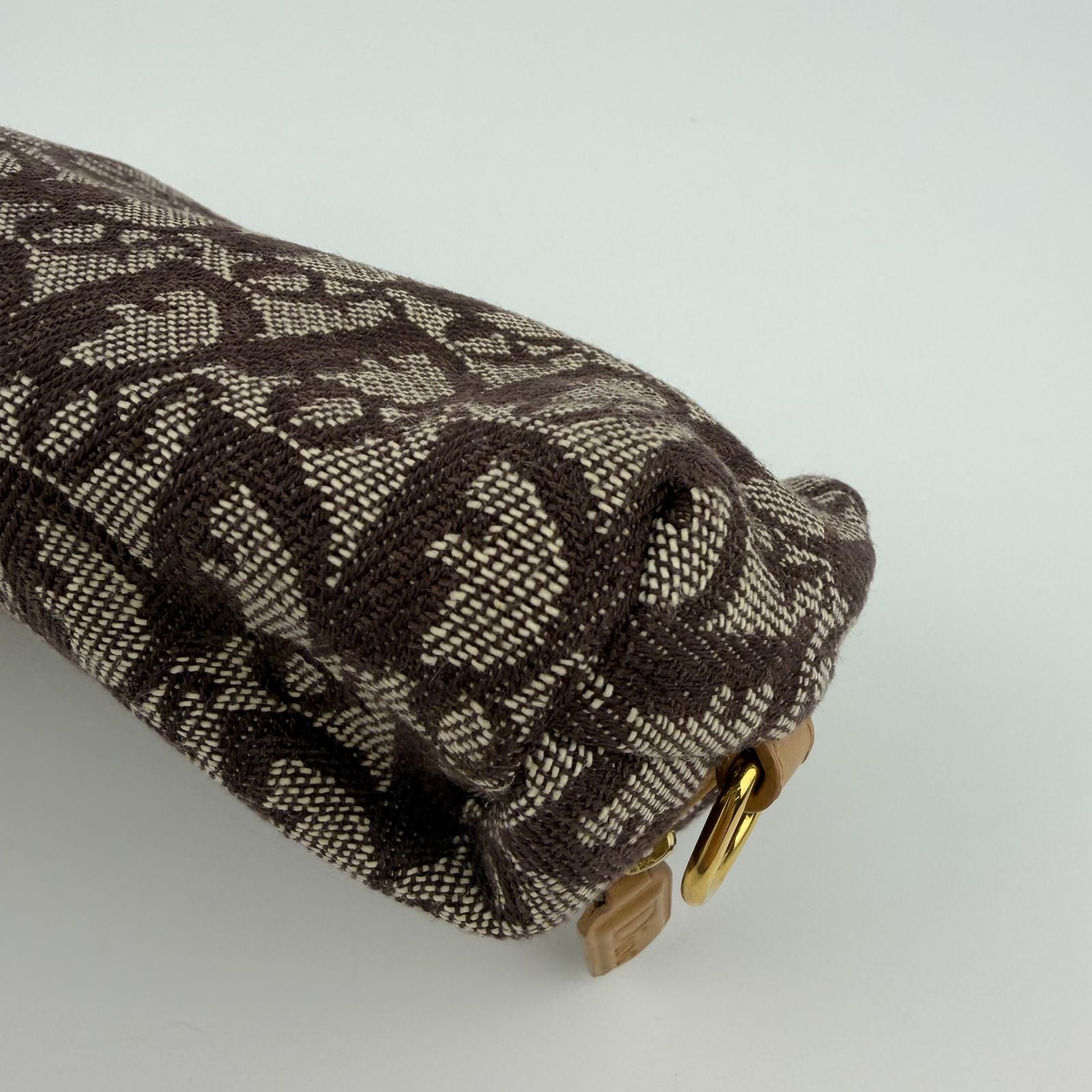 Dior Trotter Pouch Brown Canvas Vintage — view 9