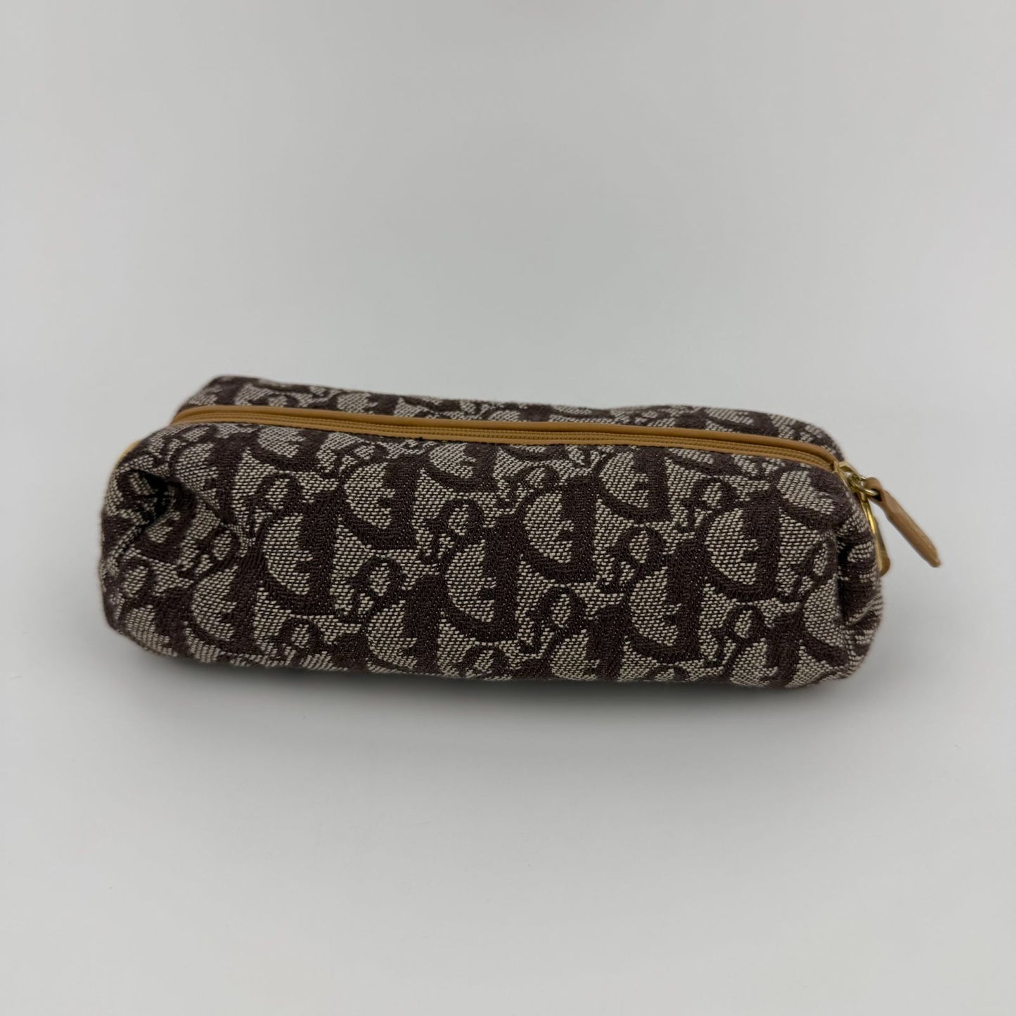 Dior Trotter Pouch Brown Canvas Vintage — view 3