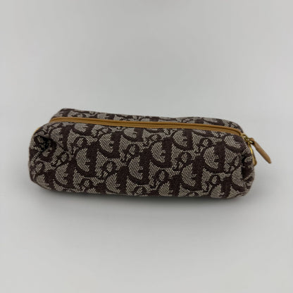 Dior Trotter Pouch Brown Canvas Vintage — view 3