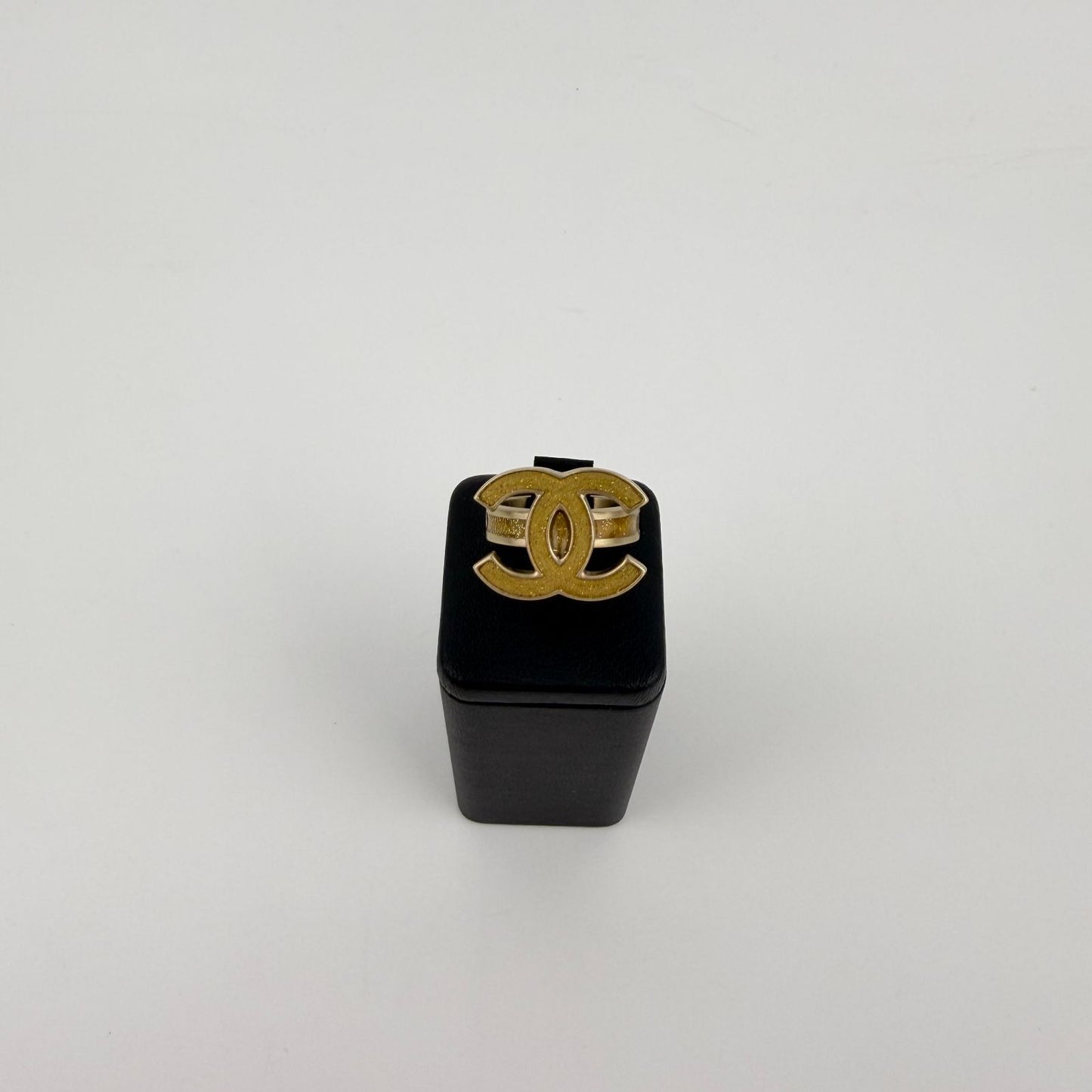 Chanel CC Logo Ring Gold Vintage