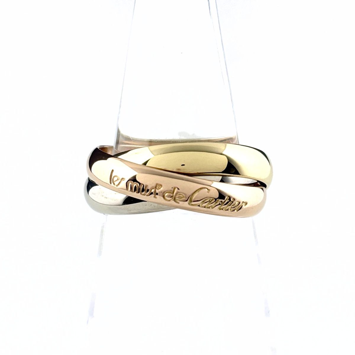 Cartier Trinity Ring YG Yellow Gold PG Pink WG White