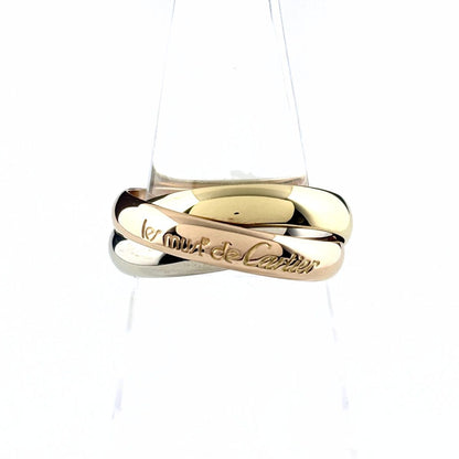 Cartier Trinity Ring YG Yellow Gold PG Pink WG White