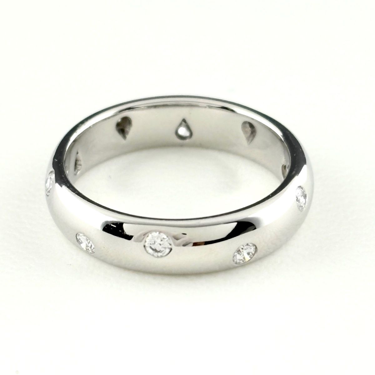 Tiffany & Co Dots Ring Platinum Pave Diamond — view 4