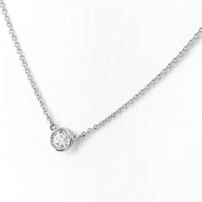 Tiffany & Co by the Yard Necklace Platinum Pendant Diamond Elsa Peretti