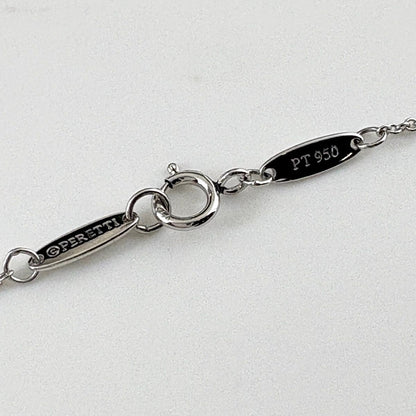 Tiffany & Co by the Yard Necklace Platinum Pendant Diamond Elsa Peretti — view 6