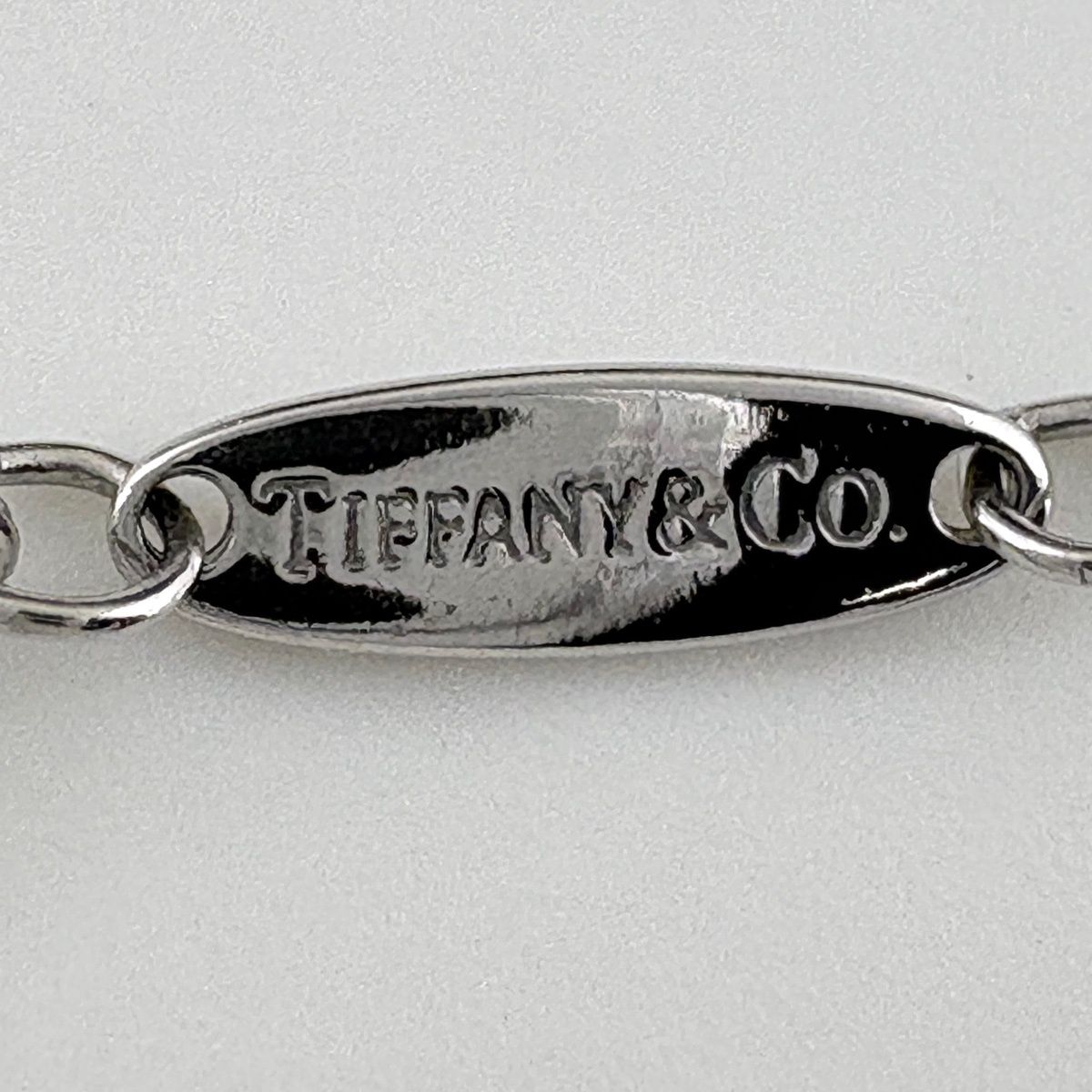 Tiffany & Co by the Yard Necklace Platinum Pendant Diamond Elsa Peretti — view 5