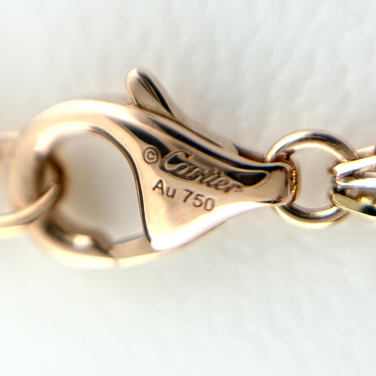 Cartier Color Necklace YG Yellow Gold Triple Strand — view 8