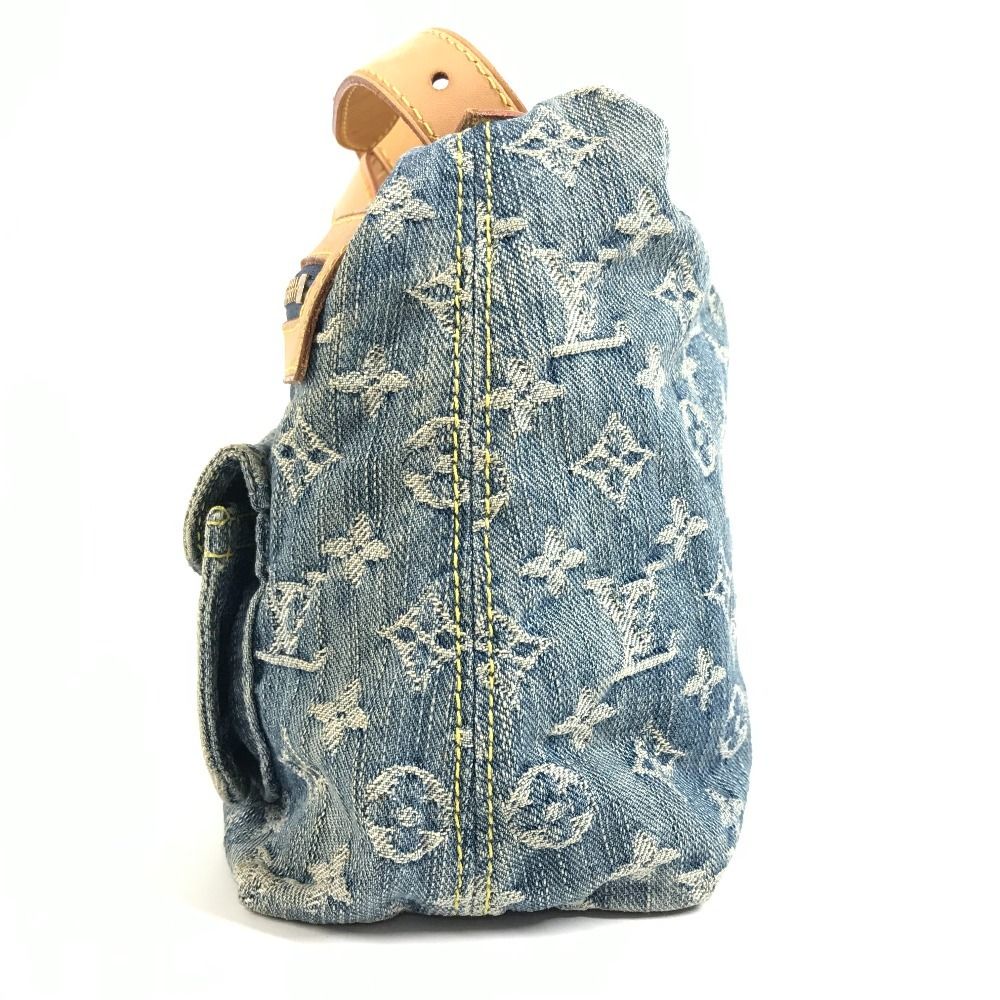 Louis Vuitton Shoulder Bag PM Monogram Denim Blue — view 4