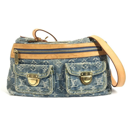 Louis Vuitton Shoulder Bag PM Monogram Denim Blue