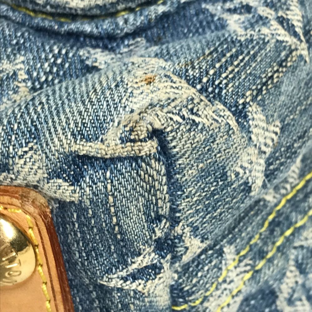 Louis Vuitton Shoulder Bag PM Monogram Denim Blue — view 6