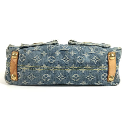 Louis Vuitton Shoulder Bag PM Monogram Denim Blue — view 5