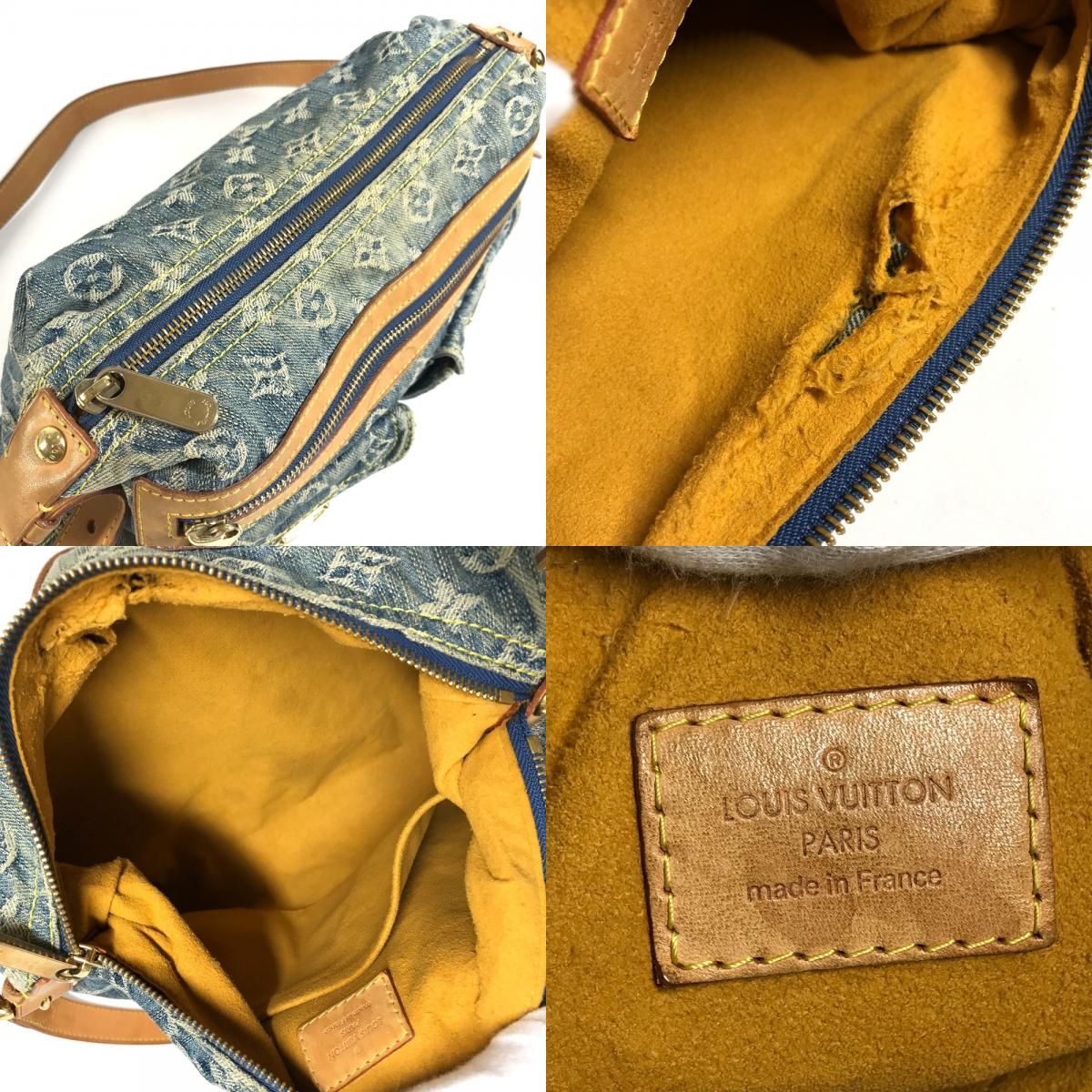 Louis Vuitton Shoulder Bag PM Monogram Denim Blue — view 8