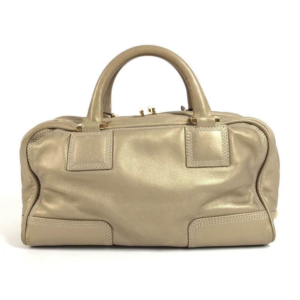 Loewe Handbag Amazona 28 Leather Gold — view 2