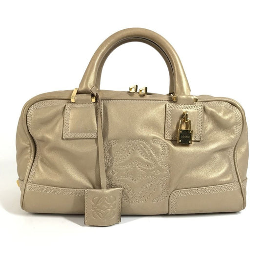 Loewe Handbag Amazona 28 Leather Gold