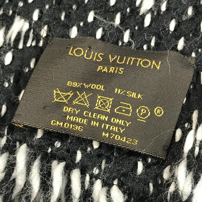 Louis Vuitton Scarf Echarpe Logo Manic Mix U-le Black — view 3