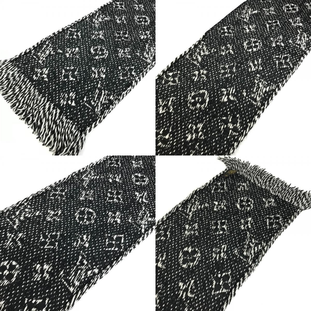 Louis Vuitton Scarf Echarpe Logo Manic Mix U-le Black — view 9