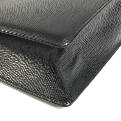Loewe Handbag Logo Business Bag Anagram Leather Black — view 5