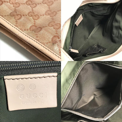Gucci Shoulder Bag GG Logo Leather Pink — view 9