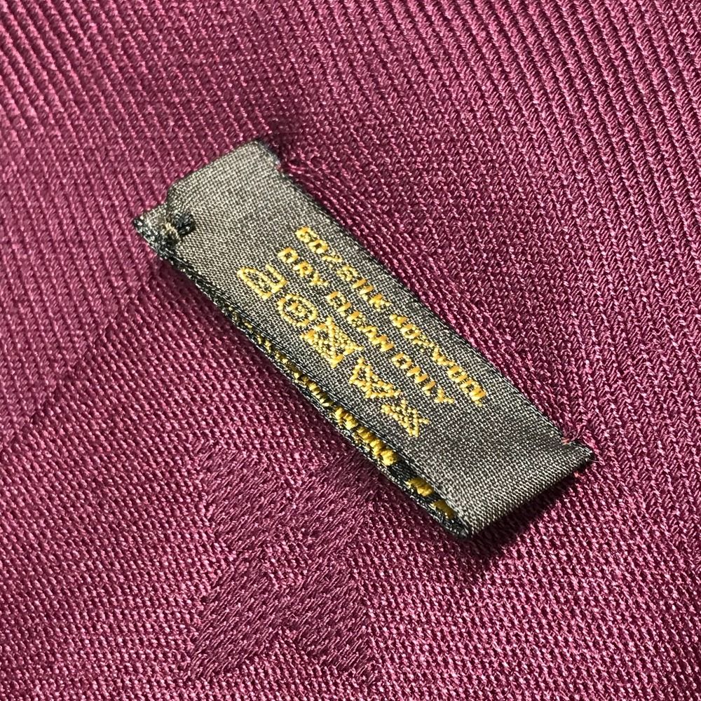 Louis Vuitton Shawl Monogram Wool Purple Scarf — view 7
