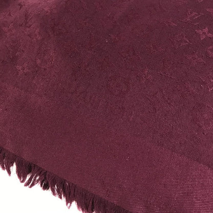 Louis Vuitton Shawl Monogram Wool Purple Scarf — view 2