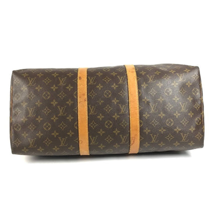 Louis Vuitton Boston Bag Keepall 50 Monogram Canvas Brown — view 5