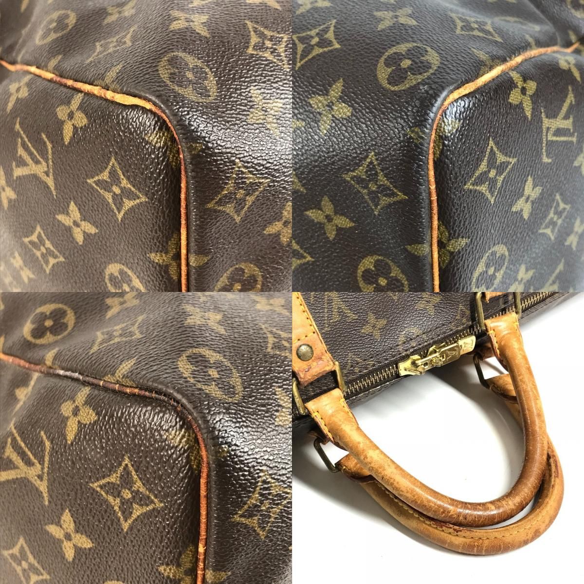 Louis Vuitton Boston Bag Keepall 50 Monogram Canvas Brown — view 7