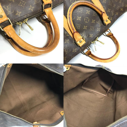 Louis Vuitton Boston Bag Keepall 50 Monogram Canvas Brown — view 8
