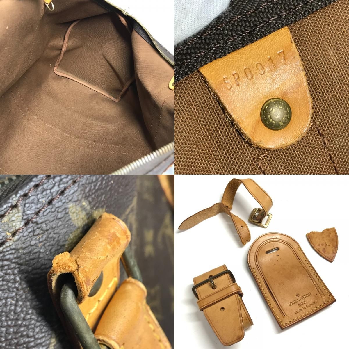 Louis Vuitton Boston Bag Keepall 50 Monogram Canvas Brown — view 9