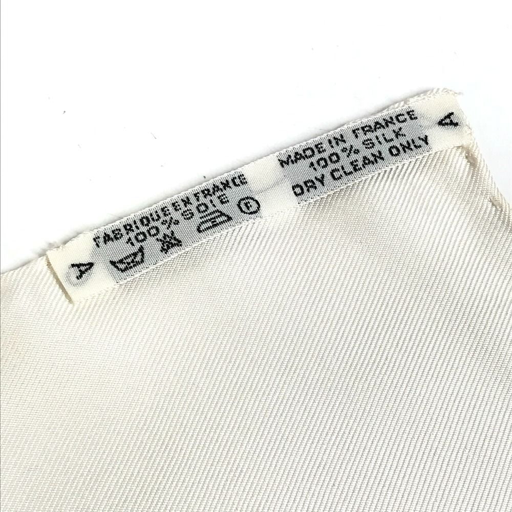 Hermes Scarf Carre 90 Silk White — view 6