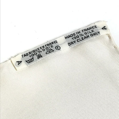 Hermes Scarf Carre 90 Silk White — view 6