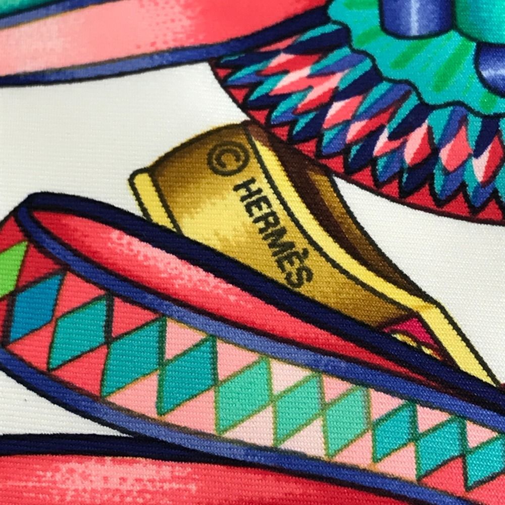 Hermes Scarf Carre 90 Silk White — view 3
