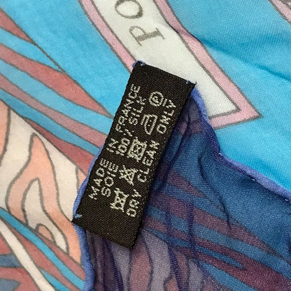 Hermes Scarf Carre 140 Silk Blue — view 9